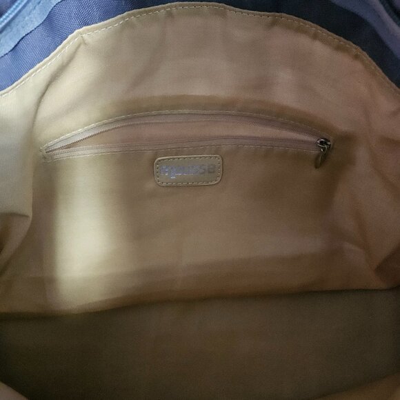 Mousse | Purple Printed City Canvas Large Bag with Shoulder Strap - NWOT - Picture 8 of 16